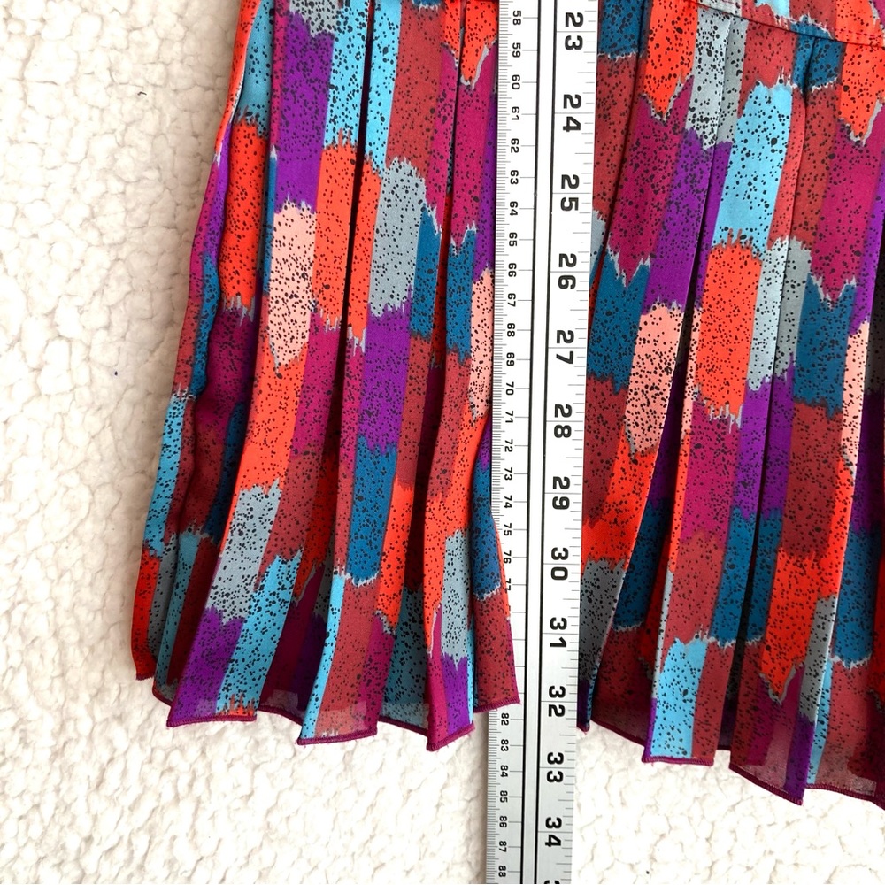 Fossil Women's sleeveless multi-color drop waist dress, Sz XS - Picture 9 of 17